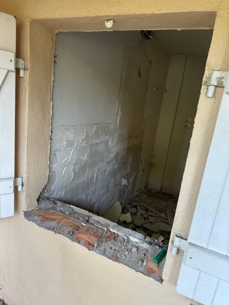 chantier de démolition de maison à Antibes