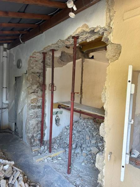 Reprise sous-oeuvre création d'une ouverture 